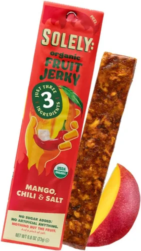 Vista 21 de Solely - Charqui de frutas orgánicas Un ingrediente Vegano Sin OGM Sin gluten Sin agregado de azúcar