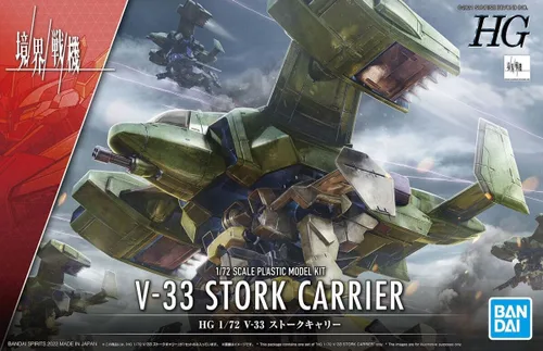 Vista 2 de Bandai Hobby AMAIM Warrior at the Borderline - V-33 Stork Carrier HG 1/72 Model Kit