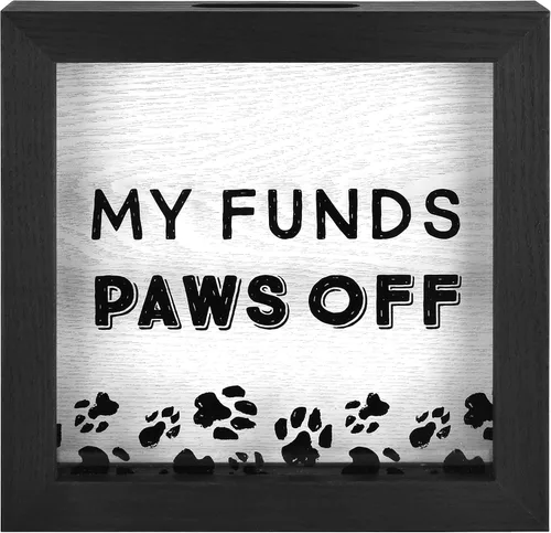 Vista 8 de MCS Hello Weekend Fund Bank Shadowbox, madera negra