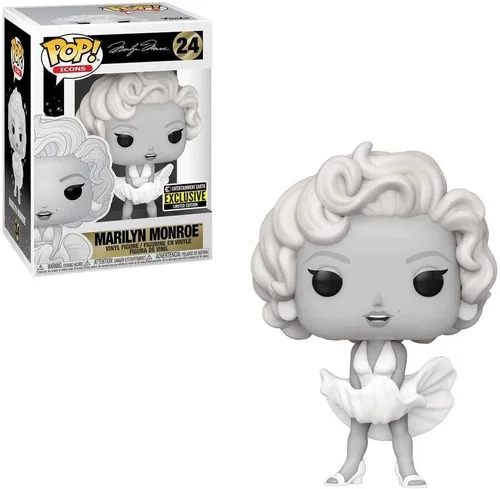 Vista 2 de POP! Funko Marilyn Monroe - Figura de vinilo en blanco y negro, exclusivo de EE
