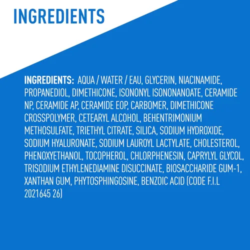 Vista 8 de CeraVe Gel hidratante ultraligero, gel hidratante facial para hombres y mujeres con ceramidas, niacinamida, ácido hialurónico, sin fragancia, sin