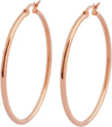 Vista 14 de Edforce - Aretes de acero inoxidable tipo argolla (20-60 mm de diámetro)