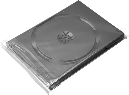 Vista 6 de Progo Bolsas de plástico OPP transparentes resellables para fundas de DVD de 0.551 in, a prueba de polvo, seguras para alimentos, fundas protectoras