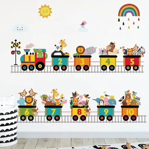 Vista 6 de Pegatinas de pared con números