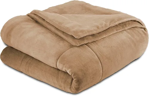 Vista 11 de Vellux King Plush Lux - Manta cálida para todas las estaciones, acolchada ligera, manta de hotel de lujo ultrasuave, con costuras en caja