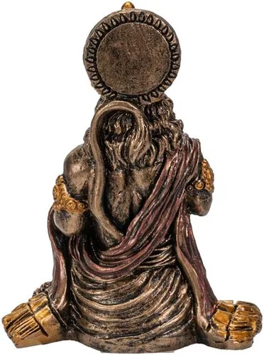 Vista 3 de Pacific Giftware Figura de resina de estatua en miniatura de Hanuman de Dios hindú