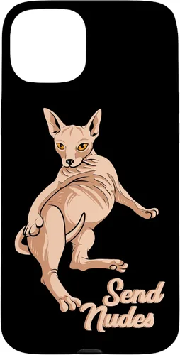 Vista 9 de Send Nudes - Nude Cat - Hairless Sphynx Cat Case for iPhone 17