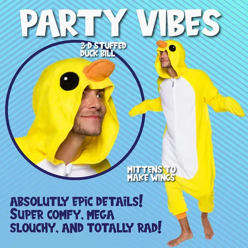 Vista 40 de Funziez! - Disfraz de Halloween para adultos, disfraz de animales y criaturas marinas, mameluco afelpado para cosplay, para mujeres y hombres