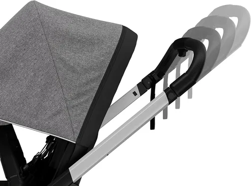 Vista 8 de Thule Cochecito de bebé Shine, características de cochecito de tamaño completo, diseño compacto y ligero, asiento reversible, cesta de Mezcla