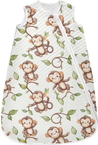 Vista 37 de vvfelixl Saco de dormir para bebé, diseño de dinosaurios, divertido y brillante, para bebés de 0 a 6 meses