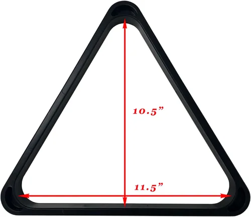 Vista 4 de OKKO Mesa de billar para billar de lujo resistente de plástico con 8 bolas triangulares para pelotas de piscina de 2 1/4 pulgadas, paquete de 2
