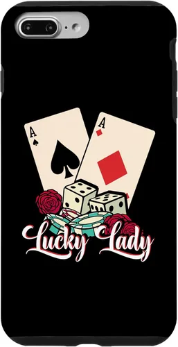 Vista 12 de Lucky Lady Poker Player Gambling Casino Gambler Case for iPhone 16