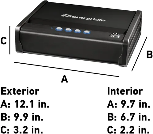 Vista 6 de Caja fuerte para pistola de acceso rápido SentrySafe QAP2E XL, QAP1E