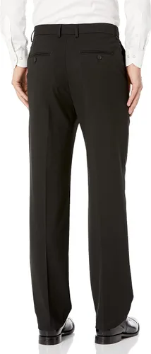 Vista 2 de J.M. Haggar Men's Classic Fit Flat Front Dress Pant-Regular and Big & Tall Sizes