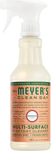Vista 19 de Meyer's Clean Day, spray limpiador multisuperficie, solución de limpieza diaria para mesadas, pisos, paredes y mucho más, Bluebell, botella