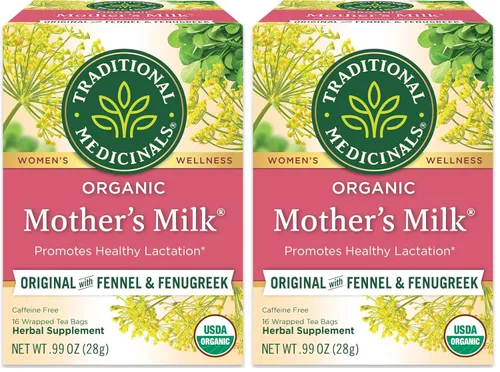 Vista 14 de Traditional Medicinals Té orgánico, Té de leche materna - Apoya la lactancia y la producción de leche con hinojo y fenogreco - Kosher, sin OMG, sin