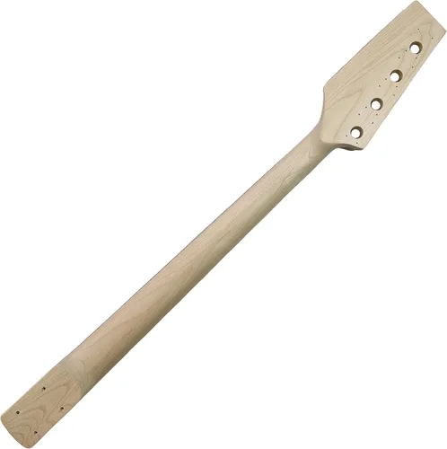 Vista 6 de DBL Kit de guitarra bajo DIY, 4 cuerdas diestras con cuerpo de tilo, construye tu propio bajo