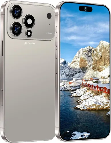 Vista 10 de Huness Teléfono celular desbloqueado de 17 PM 16+1TB, pantalla HD de 6.9 pulgadas, Android 15 7000mAh batería de larga duración, 5G/Dual SIM/botón
