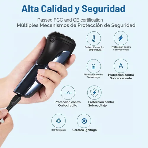 Vista 5 de Cable de carga para Philips Norelco HQ8505, cable de fuente de alimentación para afeitadora eléctrica Philips 7000 5000 3000 9000 Series mg7750