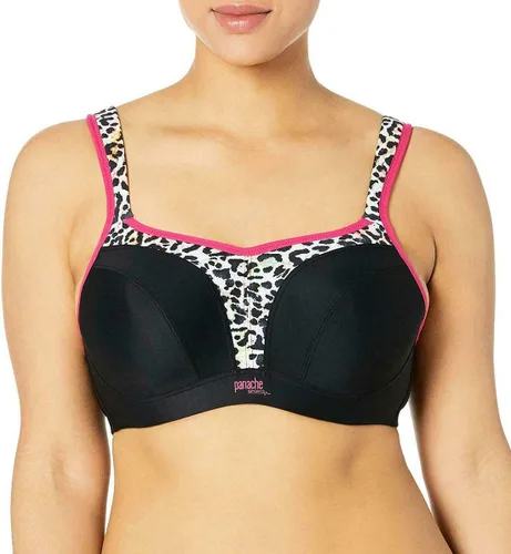 Vista 5 de Panache - Sujetador deportivo con aros para mujer Abstracto