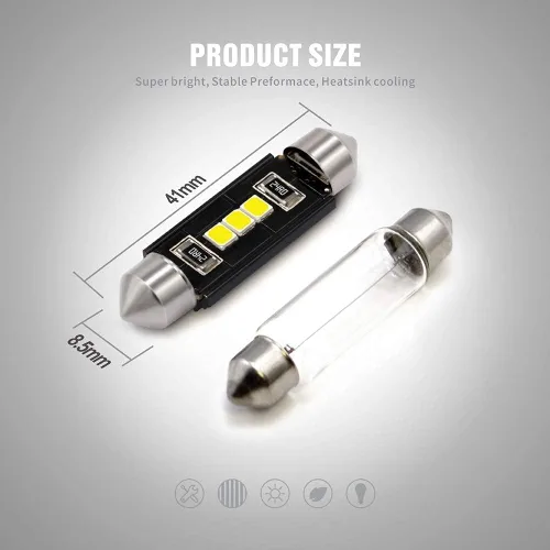 Vista 2 de Ahorre el paquete combinado de bombillas interiores SIRIUSLED N3 LED 10% para el coche/camión de la marca de los E.E.U.U