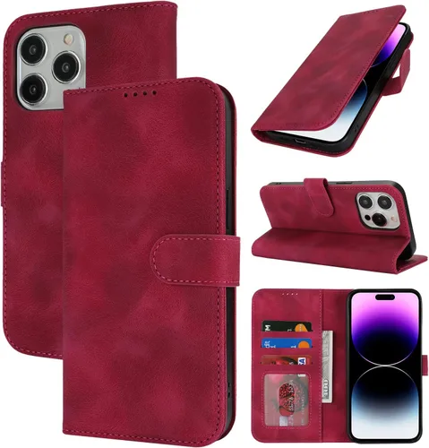 Vista 141 de Funda tipo cartera para iPhone 8 Plus iPhone 7 Plus con tarjetero para iPhone 8 Plus, funda tipo cartera para mujeres y hombres, de piel sintética
