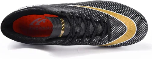 Vista 2 de ailishabroy Zapatos de fútbol para niño grande FgAg High Top Spikes Zapatos de fútbol para entrenamiento profesional Césped Hombres al aire libre