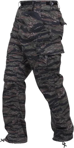 Vista 6 de Rothco Camo Tactical BDU Uniforme de combate- Pantalones cargo militares Multi L