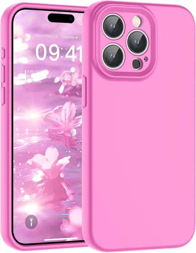 Vista 29 de SUPFINE - Funda diseñada para iPhone 12, silicona líquida premium con [forro de microfibra suave antiarañazos][protección de cámara mejorada], funda