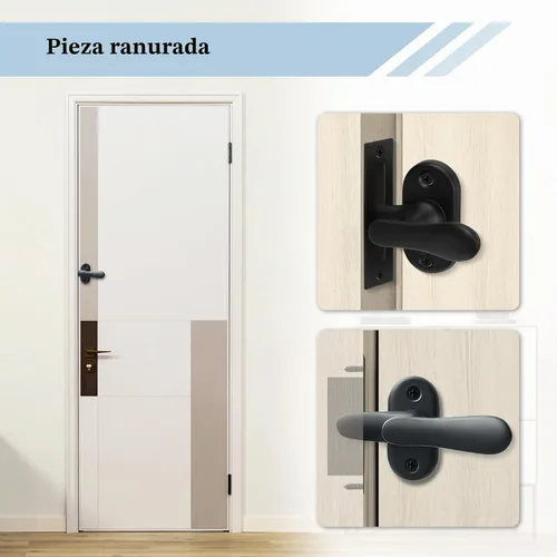 Vista 5 de Alise Cerradura con Pestillo de Aleta, Cerradura de Pestillo de Aleta Giratorio de 360 Grados, Hardware de Puerta de Acero Inoxidable SUS304