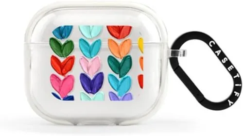 Vista 5 de CASETiFY Impact Airpods Pro (1ª/2ª) - Funda con anillo, color negro
