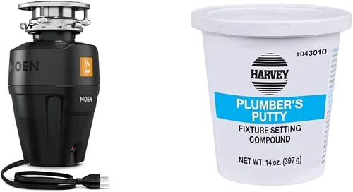 Vista 14 de Moen Prep Series PRO GXP50C - Triturador de basura compacto de alimentación continua para fregadero de cocina con cable de alimentación
