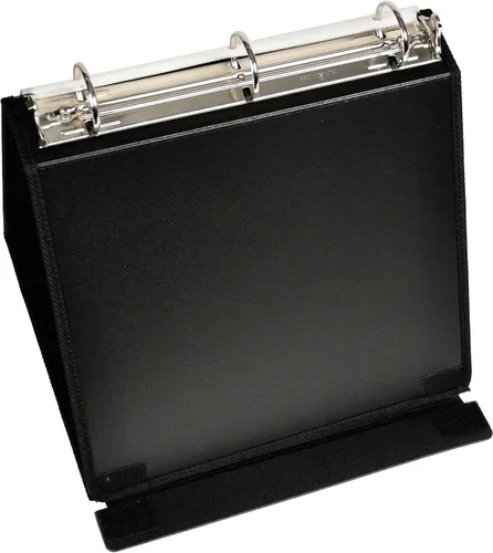 Vista 4 de Lion Insta-Cover carpeta estilo caballete con anillos, 1 unidad, Negro