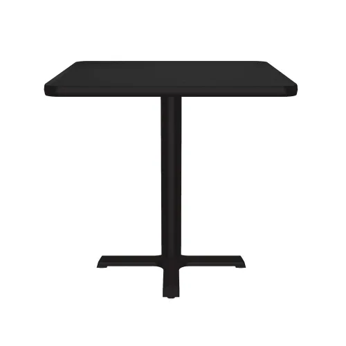Vista 7 de Correll - Mesa cuadrada de pub de 24 pulgadas, mesa de cóctel de comedor de 29 pulgadas de alto, parte superior laminada de alta presión de granito