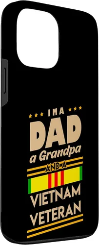 Vista 3 de Funda de regalo para iPhone 13 Pro Max I'm a Dad Grandpa And Vietnam Veteran Cool Soldier