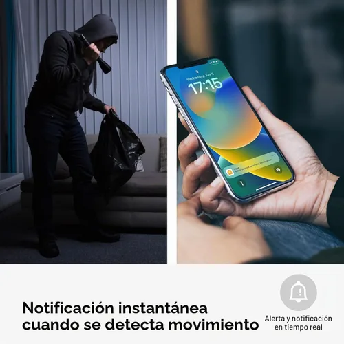 Vista 5 de Onvis Sensor de movimiento inteligente, sistema de seguridad inalámbrico para el hogar, detector de movimiento PIR, higrómetro, termómetro, funciona