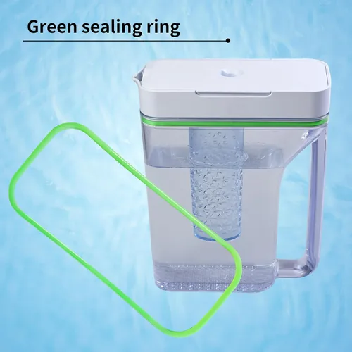 Vista 6 de Anillo de sellado compatible con el depósito de agua del refrigerador Samsung DA97-17395A (verde)