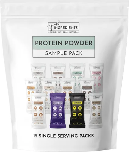 Vista 11 de JUST INGREDIENTS Chai Proteína en polvo – Mezcla de 30 porciones con suero 100% alimentado con pasto y proteínas vegetales orgánicas – Sabor cálido