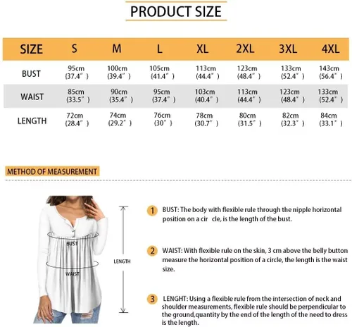Vista 5 de Blusa casual de manga larga para mujer, cuello en V, con botones, ropa de dormir