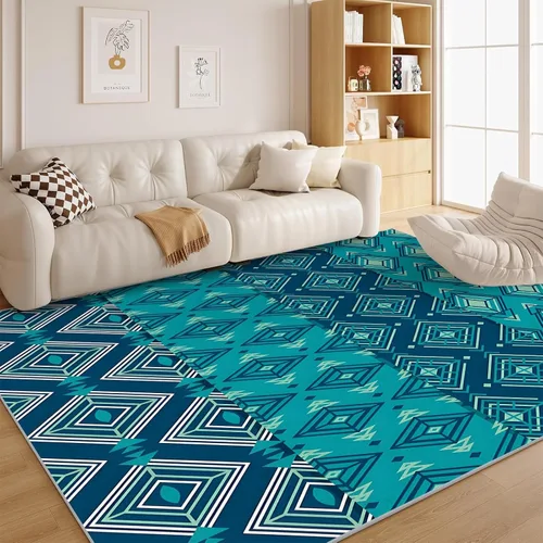 Vista 3 de Aztec 2x3 Area Rugs for Living Room Washable Non Slip - Rustic Carpet Low Pile Soft - Abstract Rug for Bedroom Dining Room Kitchen Entryway Indoor