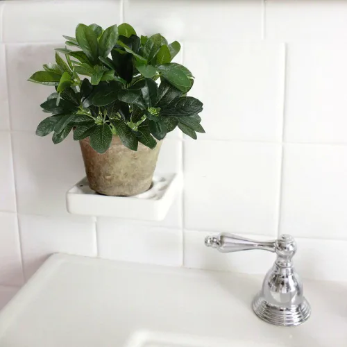 Vista 2 de GTIDEA 2 hojas artificiales de magnolia artificial para jarrón Verde