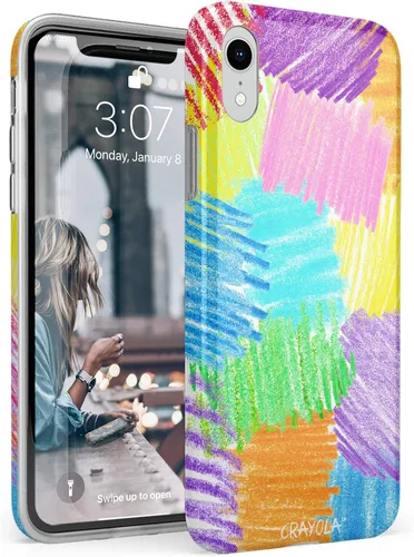 Vista 25 de Carcasa Casely para iPhone XR *Solo Buenas Vibraciones* Impresión de Festival Diseño Clásico Ultradelgado