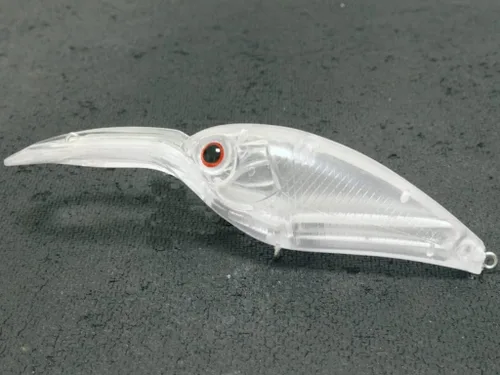 Vista 48 de 10 Señuelo en Blanco sin Pintar Minnow Crankbait de Agua Superior sin Labios Jerkbait Señuelos de Pesca