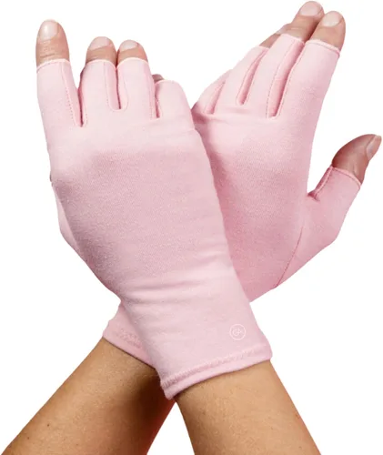 Vista 9 de GRACE & ABLE Guantes de compresión para artritis - Dedo abierto, mezcla de algodón, soporte de mano ligero y transpirable