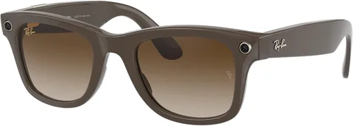 Vista 7 de Ray-Ban Unisex Sunglasses Black Frame, Clear Lenses, 50MM Azul