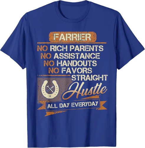 Vista 7 de Funny Farrier T-Shirt for Men Dad Brother Uncle Papa Negro