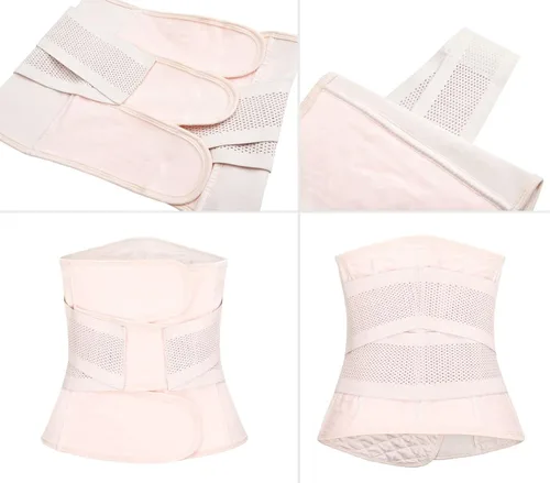 Vista 7 de Faja postparto, cinturón de recuperación de cesárea, soporte para la espalda, venda abdominal, banda para el vientre, ropa moldeadora.