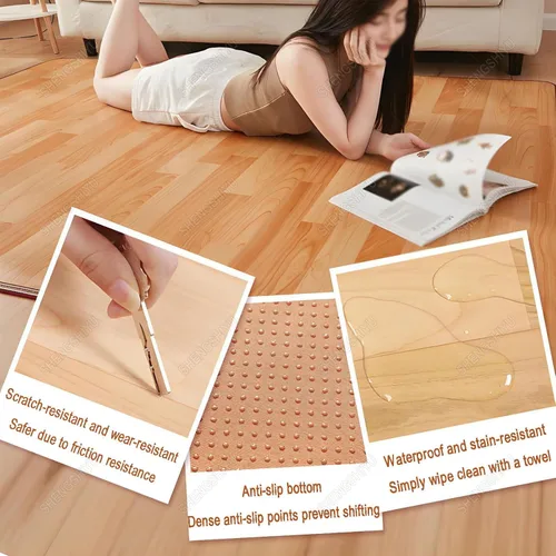 Vista 4 de Electric Heated Area Carpet,Under Floor Heating for Carpet,Indoor Circulating Heat,Adjustable Temperature,Durable PVC,Heated Floor Mat,Creates a
