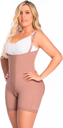 Vista 7 de DELIÉ by Fajas DPrada 09111 Fajas Colombianas Faja posparto Faja moldeadora de cuerpo completo para mujer