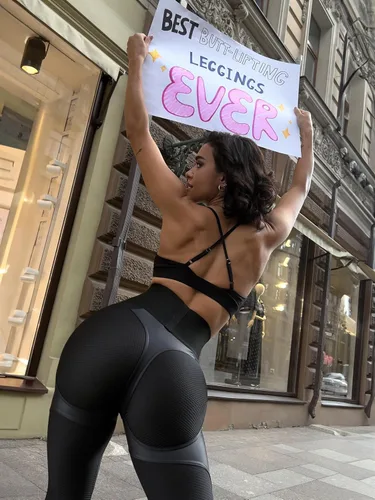Vista 8 de Bona Fide Leggings con levantamiento de glúteos para mujer, leggings de cintura alta, control de abdomen, pantalones de yoga para entrenamiento